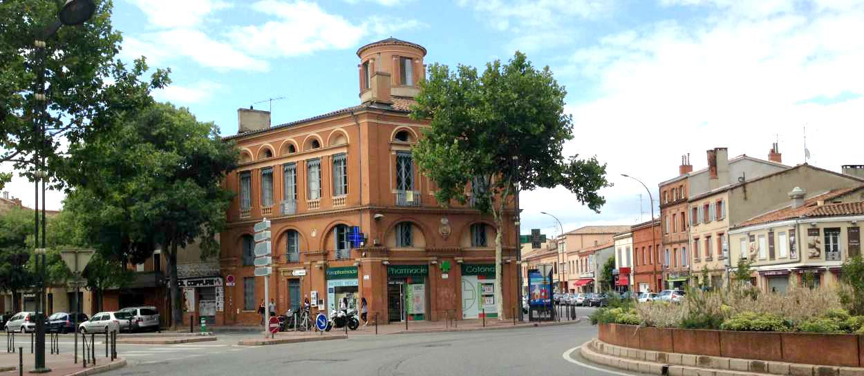 Place de la Patte d'Oie, rive gauche, Toulouse