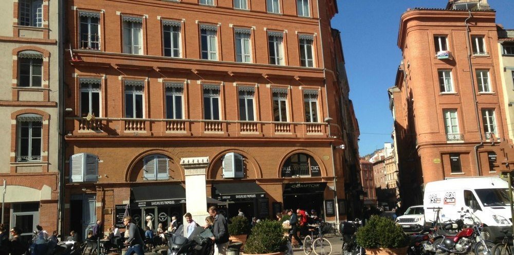 La Place Rouaix au centre de Toulouse