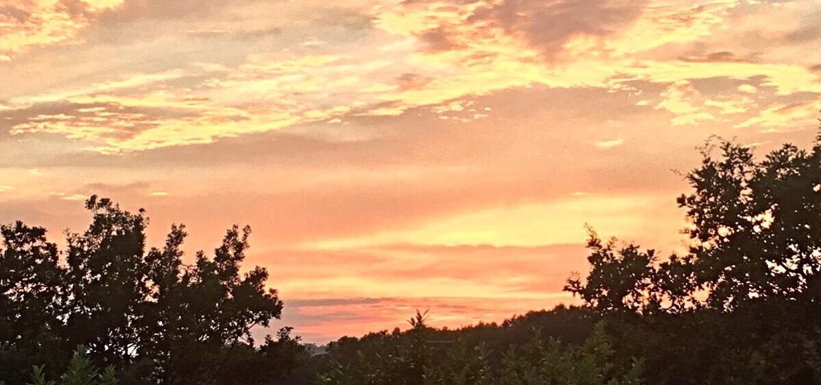 Coucher de soleil sur la Côte basque